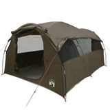 ZNTS Family Tent Tunnel 6-Person Brown Waterproof 4009576