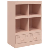 Highboard Pink 67x39x95 cm Steel 841800