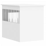 Dog Crate Furniture White 55x75x65 cm Engineered Wood 838316