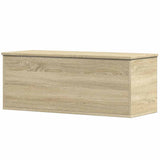 Storage Box Sonoma Oak 90x35x35 cm Engineered Wood 840683