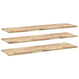 Floating Shelves 3 pcs 140x40x2 cm Untreated Solid Wood Acacia 3279409