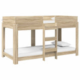 Bunk Bed for Kids Sonoma Oak 90 x 200 cm Engineered Wood 3410517