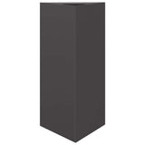 Garden Planter Black Triangular 40x34.5x75 cm Steel 851157