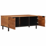 Coffee Table Brown 100 x 54 x 40 cm Solid Mango Wood 4017912