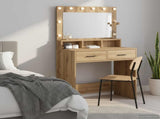 Dressing Table Artisan Oak 79 x 41 x 135 cm Engineered Wood 865090