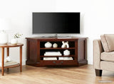 CornerTVCabinet Brown 80 x 40.5 x 45 cm Solid Mahogany Wood 42009930
