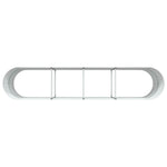 Garden Raised Bed Green 400 x 80 x 81 cm Steel 42008122