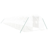 Greenhouse with Steel Frame White 48 m² 16x3x2 m 3188056