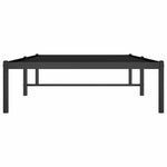 Metal Bed Frame without Mattress Black 90x190cm 350838