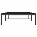 Metal Bed Frame without Mattress Black 90x190cm 350838