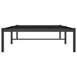 Metal Bed Frame without Mattress Black 90x190cm 350838