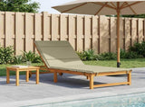 Sunlounger Cushion GEMERT 100% Polyester Light Green 948559