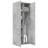 Highboard Concrete Grey 70x42.5x185 cm Engineered Wood 3281430