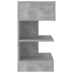 Bedside Cabinets 2 pcs Concrete Grey 40x35x65 cm 808657