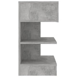 Bedside Cabinets 2 pcs Concrete Grey 40x35x65 cm 808657