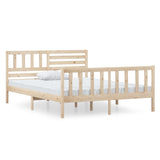 Bed Frame without Mattress Small Double Solid Wood 3101123
