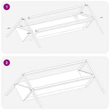 Livestock Feeding Trough Silver 111 x 76 x 38 cm 10 kg 874662
