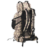 ZNTS Hiking Backpack Camel Brown Camouflage 80 L Oxford Fabric 4009971
