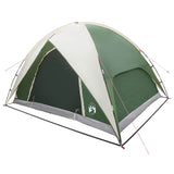 Camping Tent with Rainfly Water-resistant Dome Green 4-Person 42028525