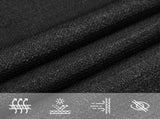 Sunshade Sail 160 g/m Black 4x6 m HDPE 311739