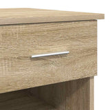 Desk with Drawer Sonoma Oak 90 x 49 x 75 cm Engineered Wood 869268