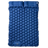 Self Inflating Camping Mattress with Pillows 2-Person Navy Blue 4007103