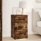 Bedside Cabinet Smoked oak 38 x 38 x 66 cm Engineered wood 883379