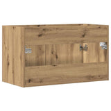 Bathroom Sink Cabinet Artisan Oak 80x38.5x46 cm Engineered Wood 856212
