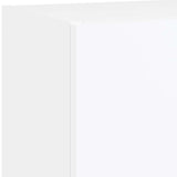 5 Piece TV Wall Units with LED White Engineered Wood 3216675