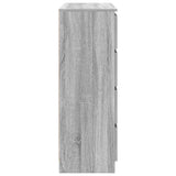 Sideboard Grey Sonoma 100x35x99 cm Engineered Wood 3328494