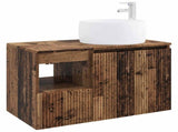 Bathroom Furniture Set 2 pcs Old Wood Engineered Wood 3404102