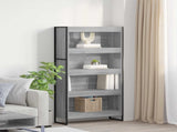 Book Cabinet 2 pcs Grey Sonoma 80 x 30 x 155 cm Engineered Wood 3403007