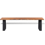 ZNTS Bench Solid Acacia Wood 160 cm 245688