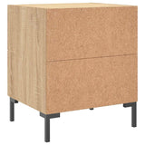 Bedside Cabinets 2 pcs Sonoma Oak 40x35x47.5 cm Engineered Wood 827315