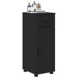 Bathroom Cabinet Black 30 x 35 x 80 cm Engineered wood & Metal 883325