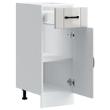 Kitchen Base Cabinet Lucca High Gloss White Engineered Wood 853699