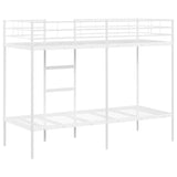 Bunk Bed without Mattress White 80x200 cm Steel 42000327