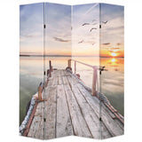 Folding Room Divider 160x170 cm Lake 245882