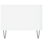 ZNTS Coffee Table High Gloss White 102x50x40 cm Engineered Wood 829294
