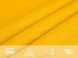 Sunshade Sail 160 g/m Rectangular Yellow 6x7 m HDPE 311579