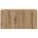 TV Cabinet Set 3 pcs Brown Engineered Wood 875169