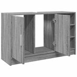 Sink Cabinet Grey Sonoma 90x29x55 cm Engineered Wood 848127