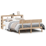 Bed Frame without Mattress 140x190 cm Solid Wood Pine 3305792