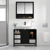 Wall Shelf with Shelf Wall-mounted Black Oak 65 x 20 x 60 cm 883613