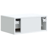 Wall-Mounted Bedside Cabinet 2 pcs White 49 x 34.5 x 20 cm 898616
