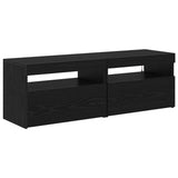 TV Cabinet 2 pcs Black Oak 60 x 35 x 40 cm Engineered Wood 862556