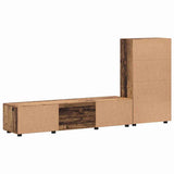 TV Cabinet Set with Shelf FLORIN 3 pcs Old Wood Engineered Wood 3397942