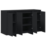 Sideboard Black 120 x 41 x 75 cm Engineered wood 3333897