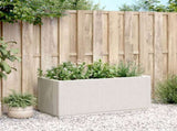 Garden Planter White 80x36x35 cm PP 368776