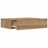 TV Cabinet with LED Lights Artisan Oak 60x35x15.5 cm 856345